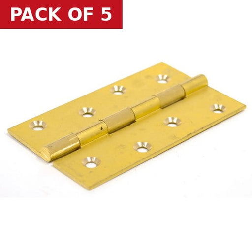 Centurion 4" x 2 3/8" x 2.4mm SC Medium Duty Solid Drawn Butt Hinges (1 pair) - Pack of 5