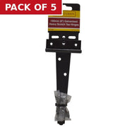 Centurion Light Tee Hinges, Epoxy Black, 151mm - Pack of 5