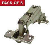 Centurion Slide On Sprung Concealed Hinges 165°, Nickel plated, 35mm - Pack of 5