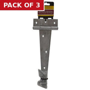 Centurion Heavy Galvanised Scotch Tee Hinge, 250mm - Pack of 3