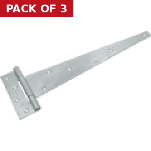 Centurion Heavy Galvanised Scotch Tee Hinge, 450mm - Pack of 3