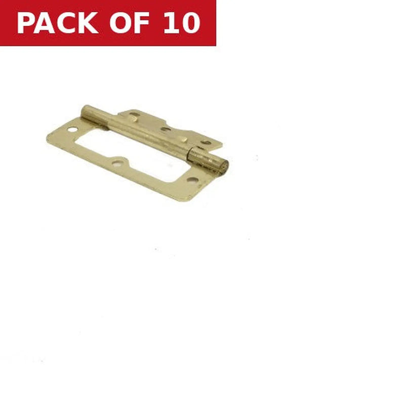 Centurion Steel Hurlinges, Electro Brassed, 100mm - Pack of 10