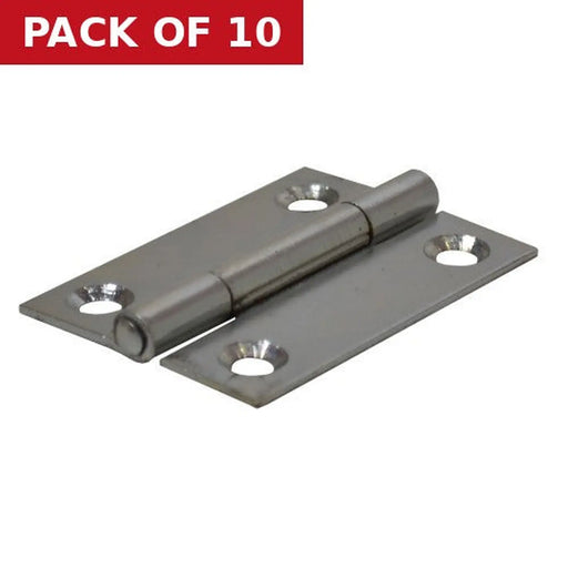 Centurion Steel Butt Hinges, Zinc Plated, 50mm - Pack of 10