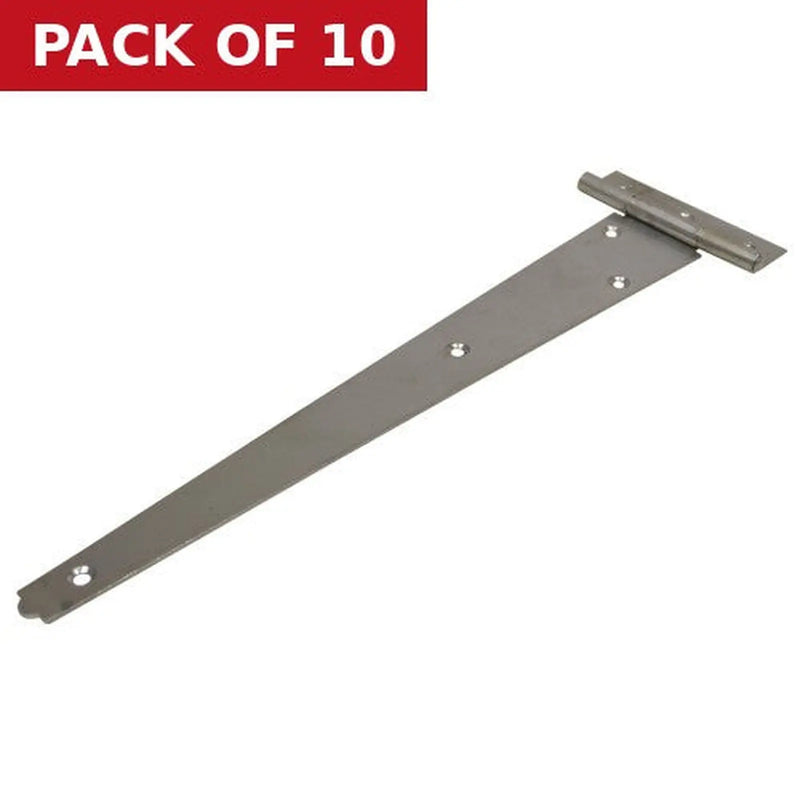 Centurion Light Tee Hinges, Zinc Plated, 300mm - Pack of 10