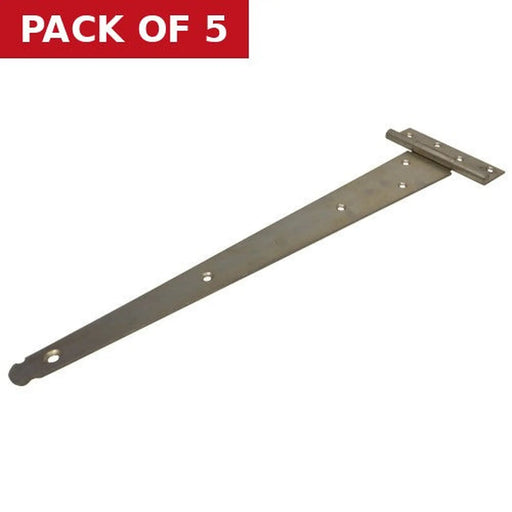 Centurion Medium Tee Hinges, Zinc Plated, 400mm - Pack of 5