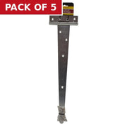Centurion 450mm (18") ZP Medium Tee Hinges   (1 pair) - Pack of 5