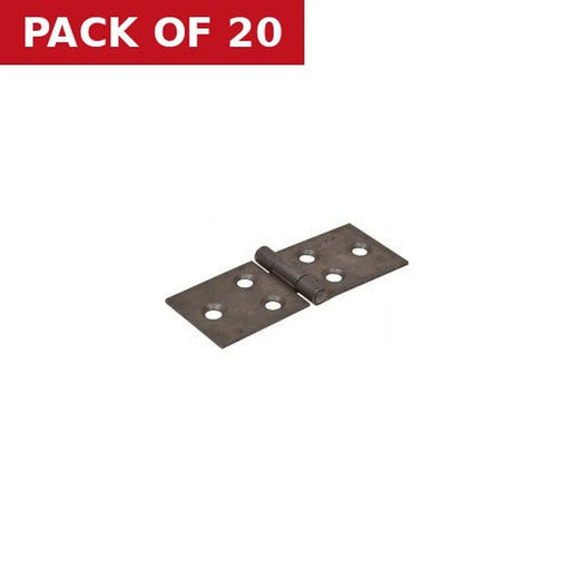 Centurion Steel Backflap Hinges, Self Colour, 30mm - Pack of 20