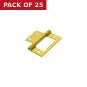 Centurion 50mm EB Flush Hinges (1 pair) - Pack of 25