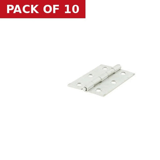 Centurion Loose Pin Steel Butt Hinges, Zinc Plated, 75mm - Pack of 10