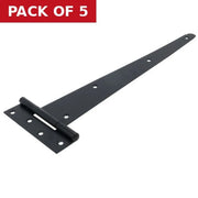 Centurion Medium Tee Hinges, Epoxy Black, 300mm - Pack of 5