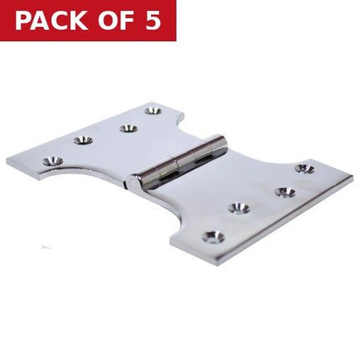 100mm (4") x 75mm (3") x 125mm (5") x 4mm (1/8") CP Parliament - Pack of 5