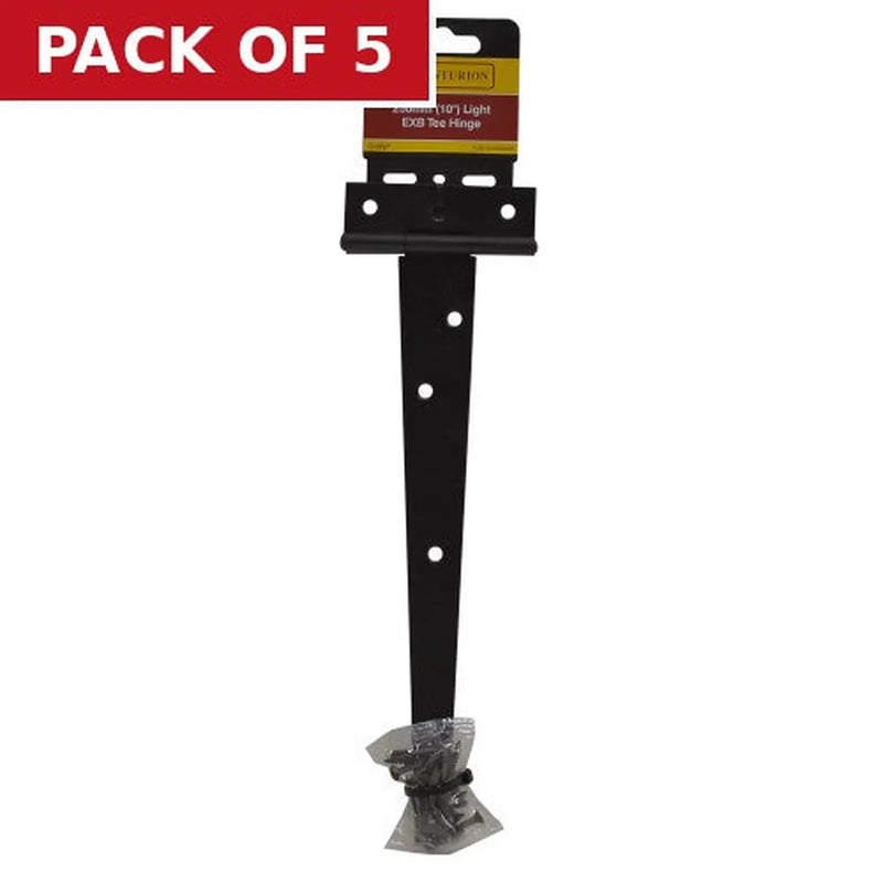 Centurion 250mm (10") Light EXB Tee Hinge  (1 pair) - Pack of 5
