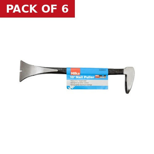 Centurion Hilka Nail Puller Pry Bar, 10" - Pack of 6