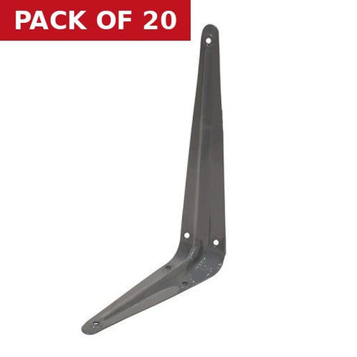 Centurion London Type Shelf Brackets, Grey Finish, 200mm x 150mm - Pack of 20