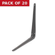 Centurion London Type Shelf Brackets, Grey Finish, 350mm x 300mm - Pack of 20