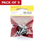 Centurion 19mm x 19mm ZP Steel Bracket (Pack of 4) - Pack of 5