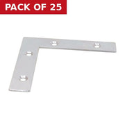 Centurion 100mm ZP Angle Plate - Pack of 25