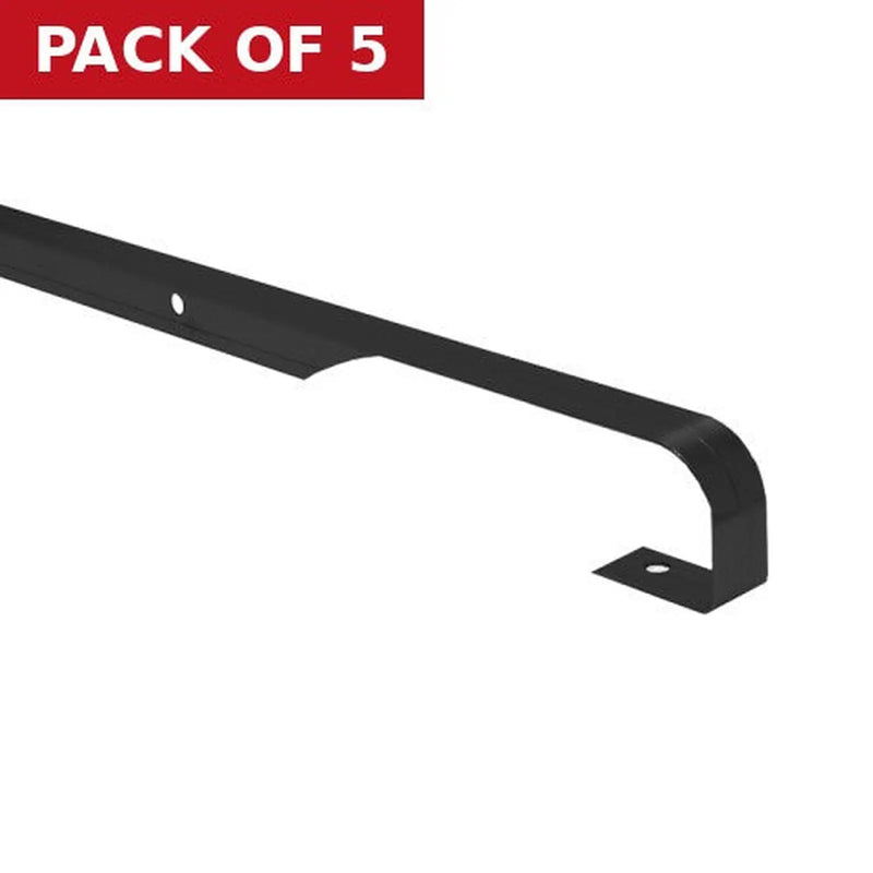 Centurion 30mm Straight Worktop Jointing Section - Black - Pack of 5