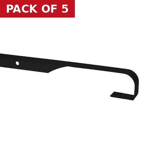 Centurion 40mm Straight Worktop Jointing Section - Black - Pack of 5