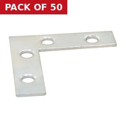 Centurion 50mm ZP Angle Plate - Pack of 50