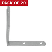 Centurion 98 x 98 x 19mm BZP Heavy Duty Bracket - Pack of 20