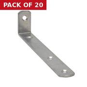 Centurion 155 x 40 x 19mm BZP Heavy Duty Bracket - Pack of 20