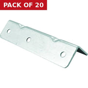 Centurion 22 x 22 x 95mm BZP Support Bracket - Pack of 20