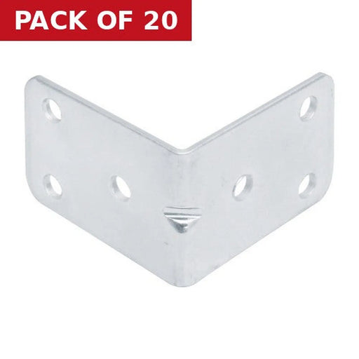 Centurion 50 x 50 x 36mm BZP Heavy Duty Bracket - Pack of 20