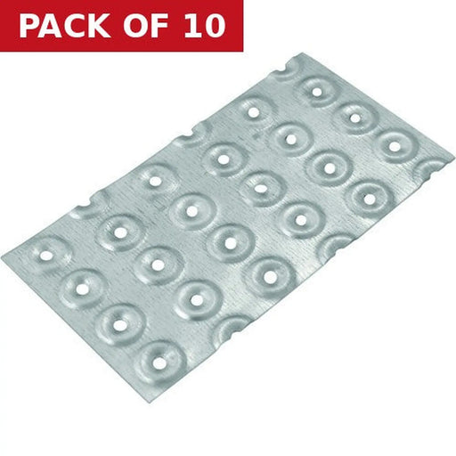 Centurion 80 x 150mm Galvanised Steel Nail Plates - Pack of 10