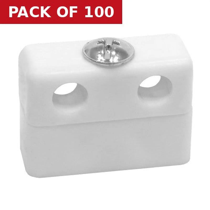 Centurion White Assembled Knock Down Fittings - Pack of 100
