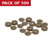 Centurion Brown Hinged Screw Covers - Pack of 500