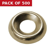 Centurion No 8 NP Screw Cup Washers - Pack of 500