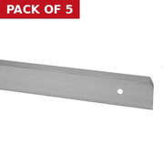 Centurion 30mm Corner Worktop Jointing Section - Matt Silver - Pack of 5