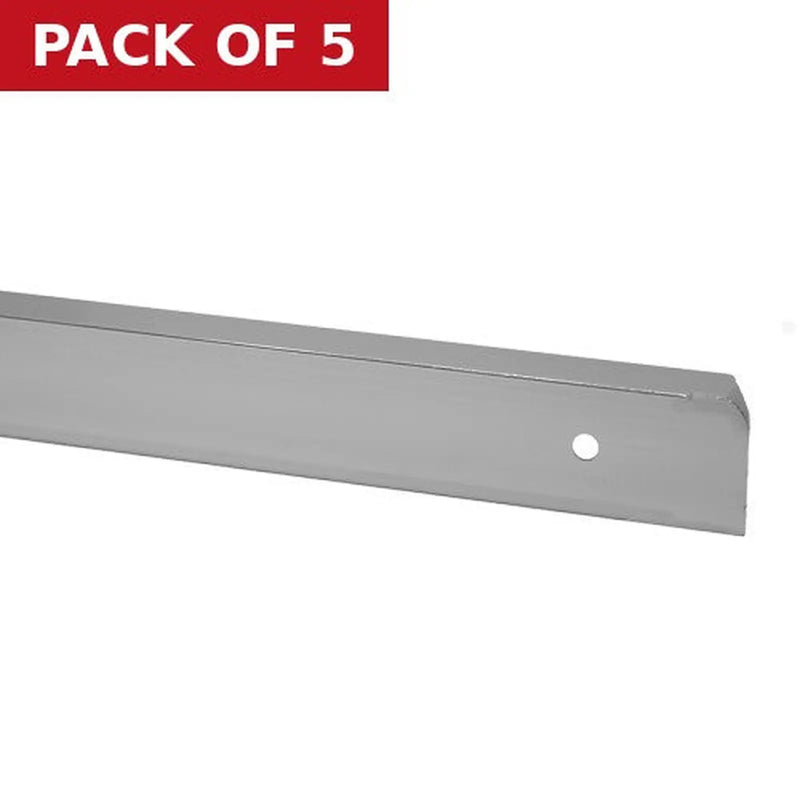 Centurion 30mm Corner Worktop Jointing Section - Matt Silver - Pack of 5