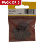 Centurion Brown Push In Shelf Support (Pack of 10) - Pack of 5