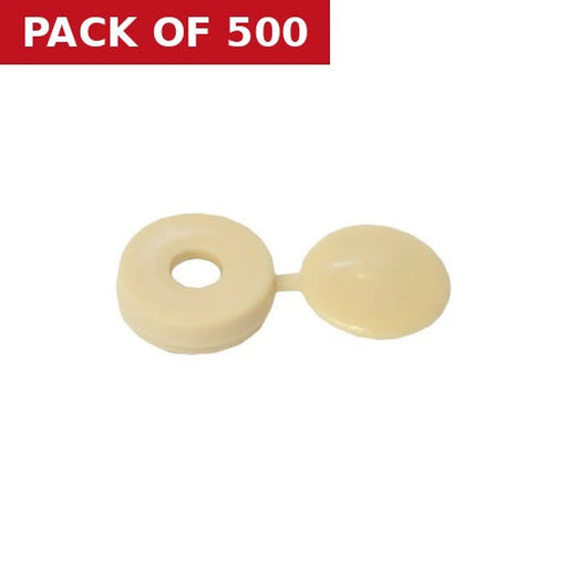 Centurion Beige Hinged Screw Covers - Pack of 500