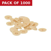 Centurion Beige Pozi Screw Cover Caps - Pack of 1000