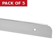 Centurion 40mm End Worktop End Cap - Matt Silver - Pack of 5