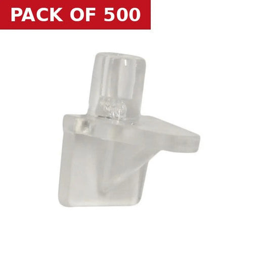 Centurion Clear Push In Shelf Support - Pack of 500