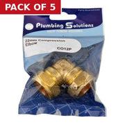 Centurion 22mm Compression Elbow - Pack of 5