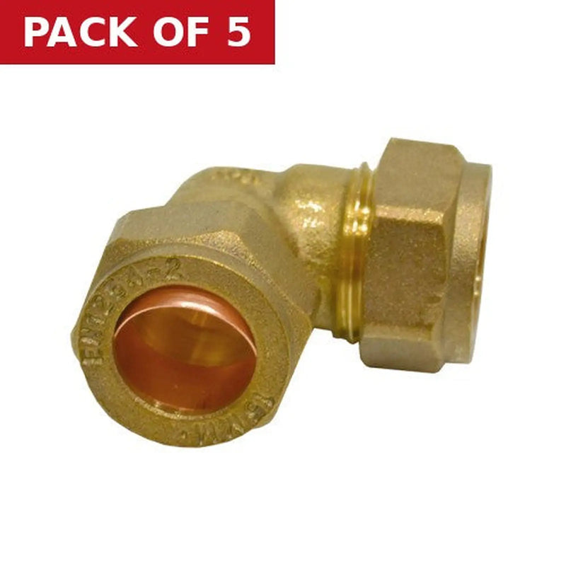 Centurion 10mm Compression Elbow - Pack of 5