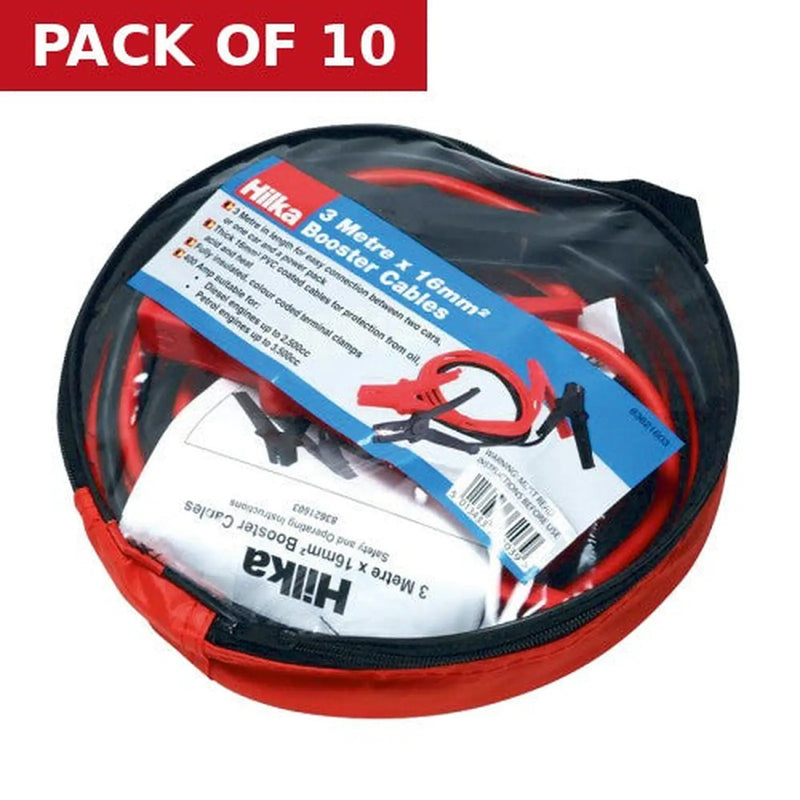 Centurion Booster Cables, 3m - Pack of 10