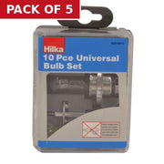 Centurion Hilka Universal Bulb Kit, 10pc - Pack of 5