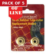 Centurion Repl Wheels For Ratchet Tube Cutter (Pk 2) (Pack of 2) - Pack of 5
