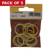 Centurion 25mm EB Curtain Rings (Pack of 10) - Pack of 5