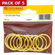 Centurion 32mm EB Curtain Rings (Pack of 10) - Pack of 5