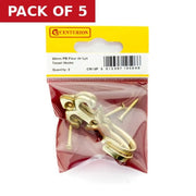 Centurion 50mm PB Fleur De Lys Tassel Hook (Pack of 2) - Pack of 5
