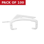 Centurion White Glider Drape Extra Valance - Pack of 100