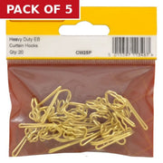 Centurion Heavy Duty EB Curtain Hooks (Pack of 20) - Pack of 5