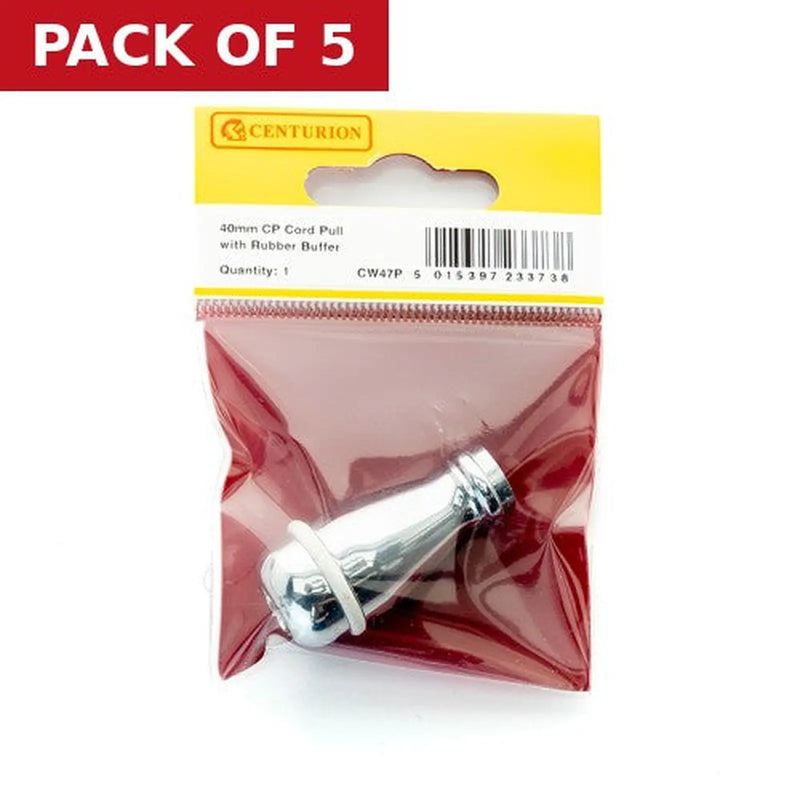 Centurion 43mm CP Cord Pull With Rubber Buffer - Pack of 5